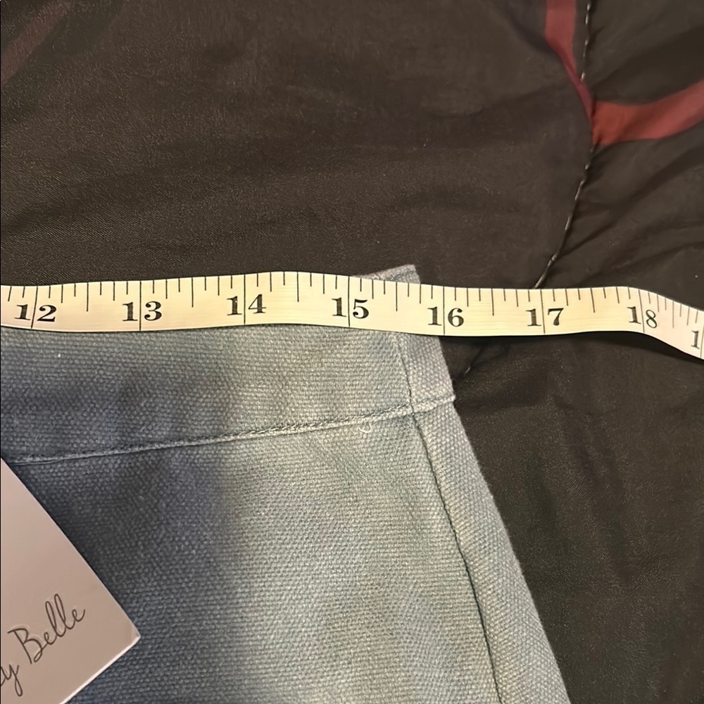 Honey Belle Blue A-Line Mini Skirt Casual - Picture 5 of 6
